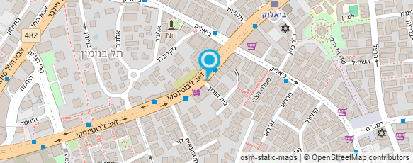 מפת הגעה אל עו"ד נתן וסר