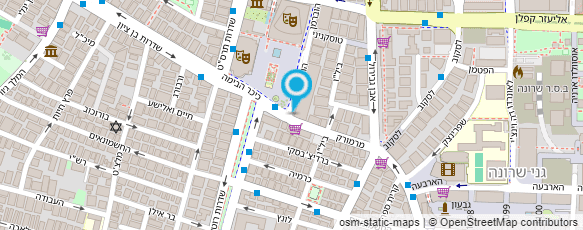 מפת הגעה אל היכל התרבות בע"מ