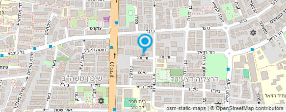 מפת הגעה אל בלולו הרצל