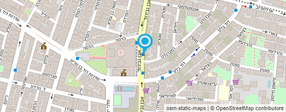 מפת הגעה אל ד"ר רוגובסקי דניאל