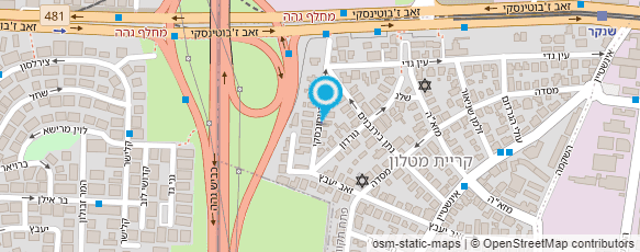 מפת הגעה אל איציק נחשון