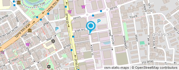 מפת הגעה אל א.ר. גרינברג אדריכלים בע"מ