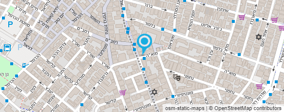 מפת הגעה אל איחוד מודדים מוסמכים בא"י בע"מ