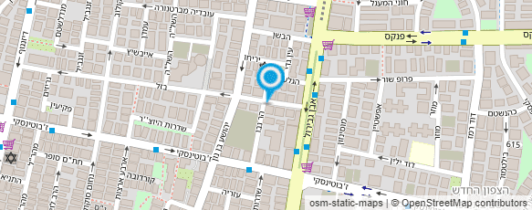 מפת הגעה אל עו"ד דן ז'בוטינסקי