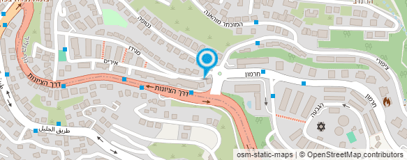 מפת הגעה אל חורי מועין דאוד