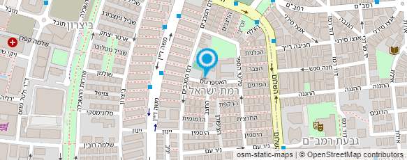 מפת הגעה אל הרשות הישראלית לחילופי נוער