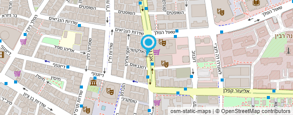 מפת הגעה אל מניוביץ - משרד עורכי דין