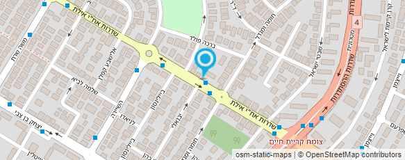 מפת הגעה אל המוסד לביטוח לאומי