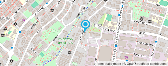 מפת הגעה אל די.וי.אי. רופאי שיניים מתנדבים לישראל