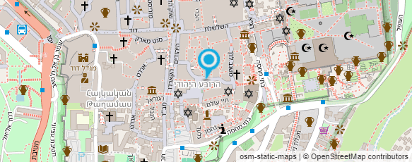 מפת הגעה אל המכון להסברת מפרשי התלמוד