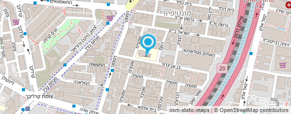 מפת הגעה אל מכללת תורה ומלאכה ע"ש פנקס