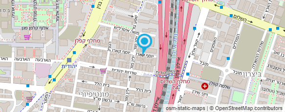 מפת הגעה אל אגוד המוסכים בישראל