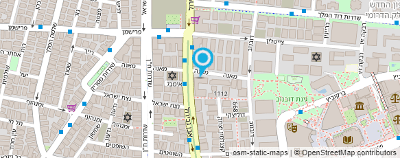 מפת הגעה אל "קהילת יעקב" "ושערי ציון"