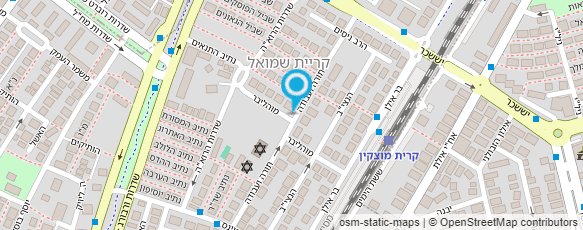 מפת הגעה אל "ועד קרית שמואל" אגודה שיתופית של הפועל המזרחי