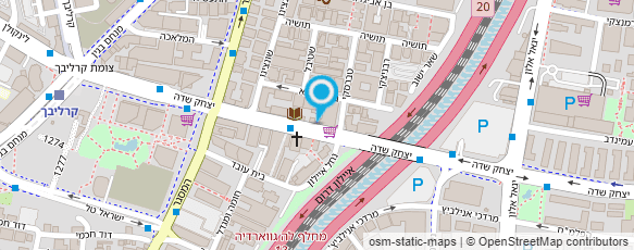 מפת הגעה אל מוסך חיים - ת"א