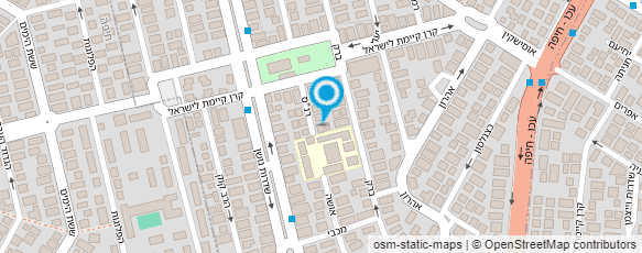 מפת הגעה אל המועצה הדתית קרית מוצקין