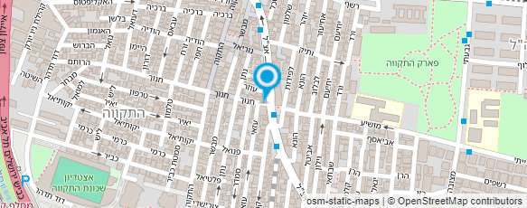 מפת הגעה אל קפה "עזר"