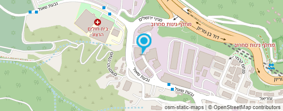 מפת הגעה אל חברה קדישא גחש"א "קהלת ירושלים"