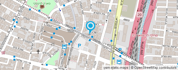 מפת הגעה אל אביב מרדכי