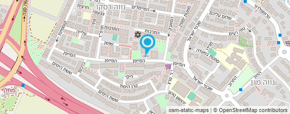 מפת הגעה אל שחם דניאל