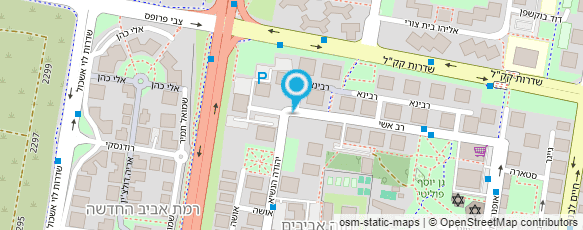 מפת הגעה אל צנציפר מנחם