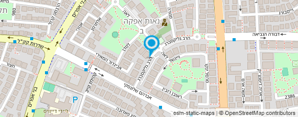 מפת הגעה אל ד"ר פוס צבי