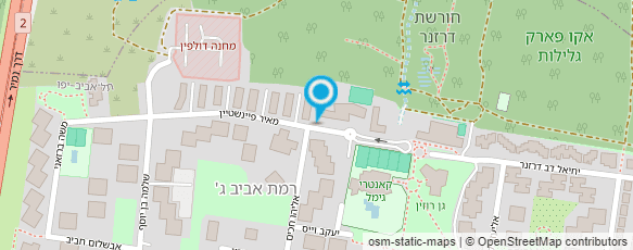 מפת הגעה אל יסודי רמת אביב ג'