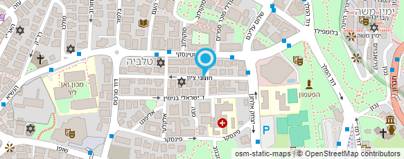 מפת הגעה אל יד למורשת חיים הזז