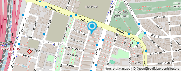 מפת הגעה אל סטודיו איציק ביניונסקי