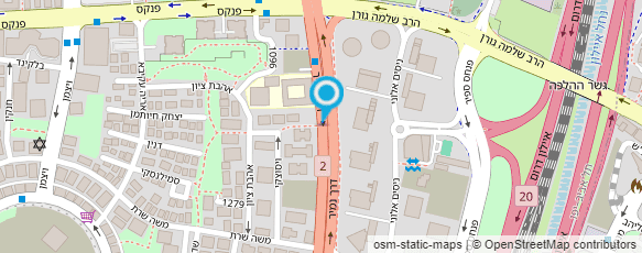 מפת הגעה אל תיכון חדש