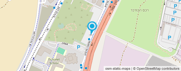 מפת הגעה אל "מצדה" בי"ס יסודי