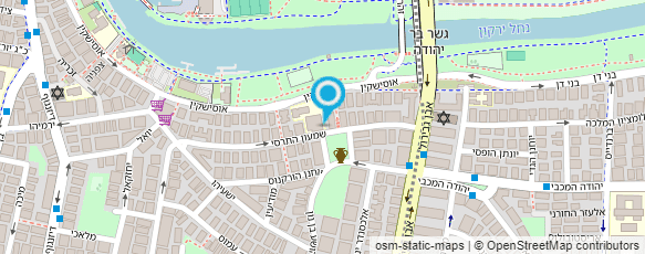 מפת הגעה אל בי"ס אוסישקין