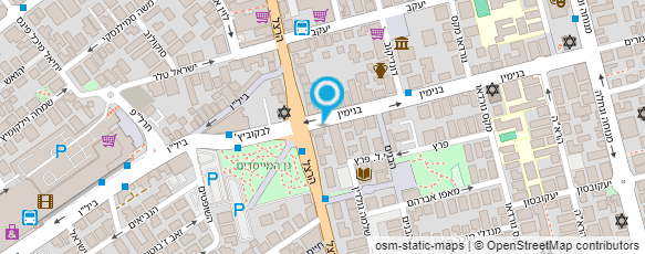 מפת הגעה אל קיוסק דויד יונתן