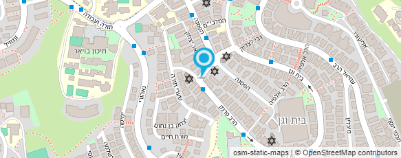 מפת הגעה אל הרב ד"ר שריה יהונתן