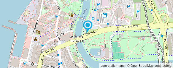 מפת הגעה אל חטיבת ביניים מרכז לחינוך ימי