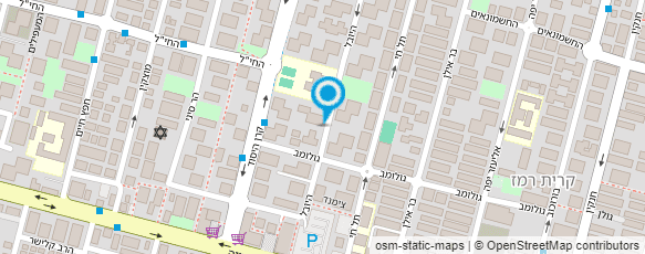 מפת הגעה אל ד"ר לוטן מיכאל