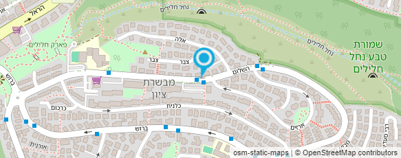 מפת הגעה אל ד"ר פרלברג שאול