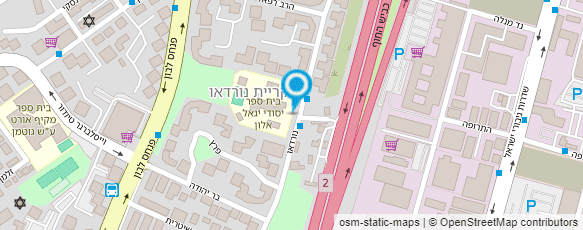 מפת הגעה אל בית חינוך מ"מ "יגאל אלון"