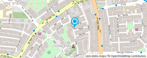 מפת הגעה אל עוזיאל מאיר