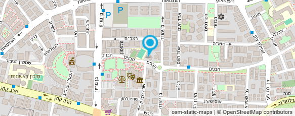 מפת הגעה אל מועצת פועלים הרצליה-רמת השרון