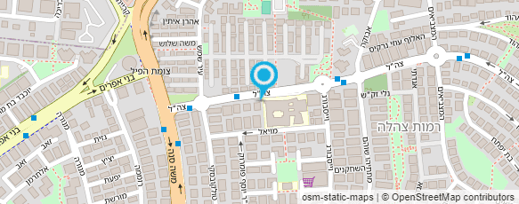 מפת הגעה אל "און" ביה"ס לילדים נפגעי שיתוק מוחין