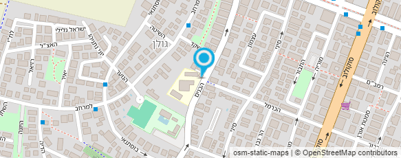 מפת הגעה אל בית ספר גולן