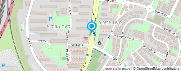 מפת הגעה אל "מעוז אביב" אגודה שיתופית בע"מ