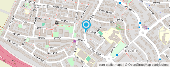 מפת הגעה אל מקיף השרון ע"ש רוטברג ובי"ס לטכנאים