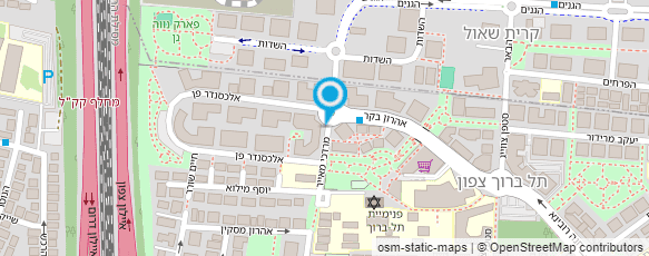 מפת הגעה אל פרופ' רובינשטיין ארדון