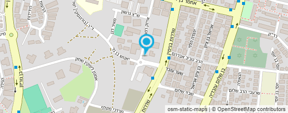 מפת הגעה אל "בי"ס ממד "עוזיאל"