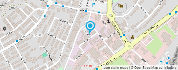 מפת הגעה אל י.ש. צינורות הקריה