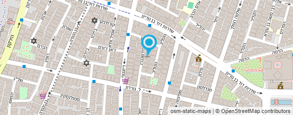 מפת הגעה אל אינג'נר- יעקב אהרונוב