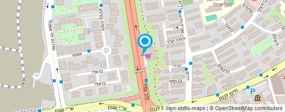 מפת הגעה אל דרייבסטור רמת אביב