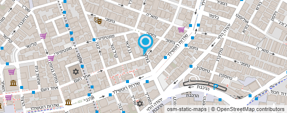 מפת הגעה אל "בית יעקב המרכז"- בי"ס דתי חרדי